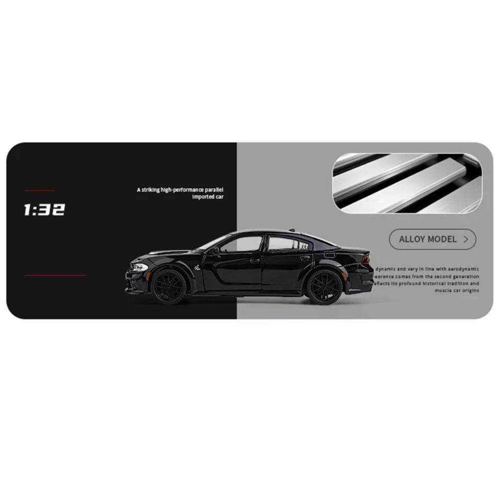1/32 DODGE Charger SRT Hellcat Legierung Sportwagen Modell Diecast Spielzeug Muscle Vehicles Automodell Simulation Ton und Licht Kindergeschenk