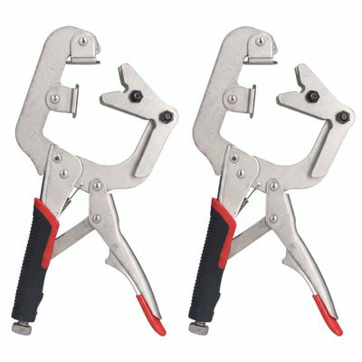 2pcs Fast Release C Clamp Locking Pliers Carbon Steel Locking Welding Clamp  Welding