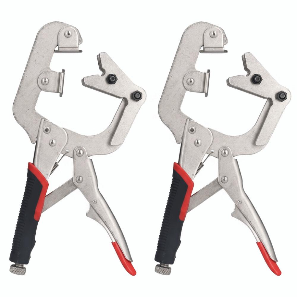 2pcs Carbon steel C Clamp Locking Pliers 270° Rotation Locking Welding Clamp Welding Clamps Welding