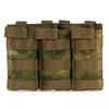 Military Fan Tactical Vest Molle Triple Pouch - Multifunctional Accessory & M4 Magazine Pouch