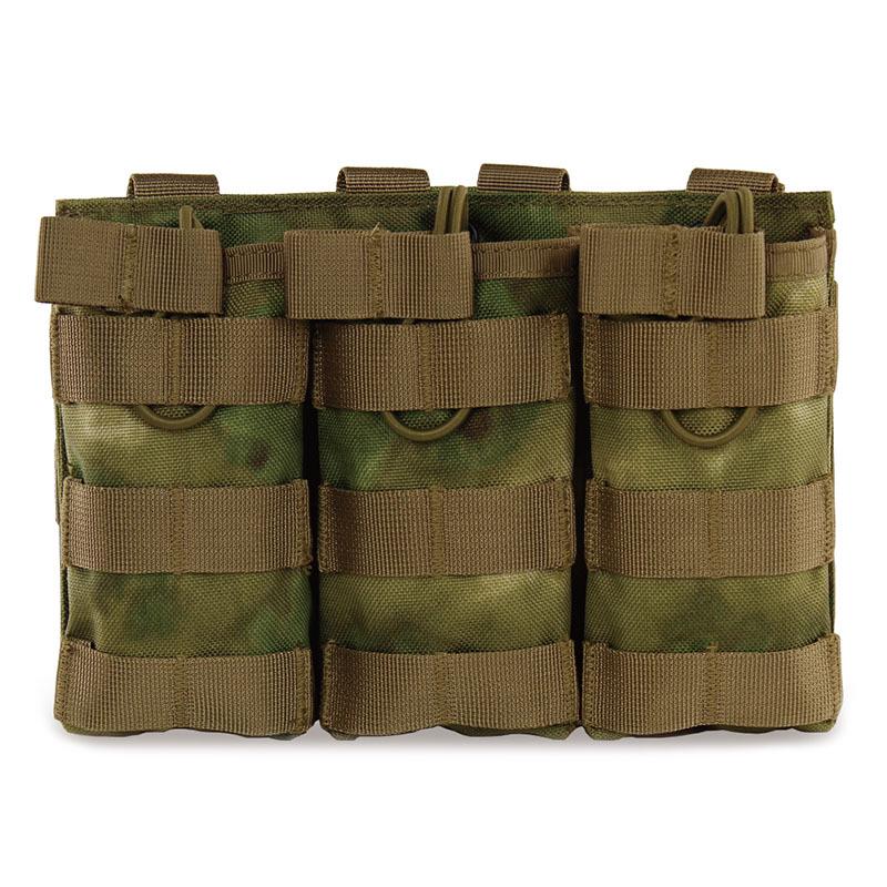 Military Fan Tactical Vest Molle Triple Pouch - Multifunctional Accessory & M4 Magazine Pouch