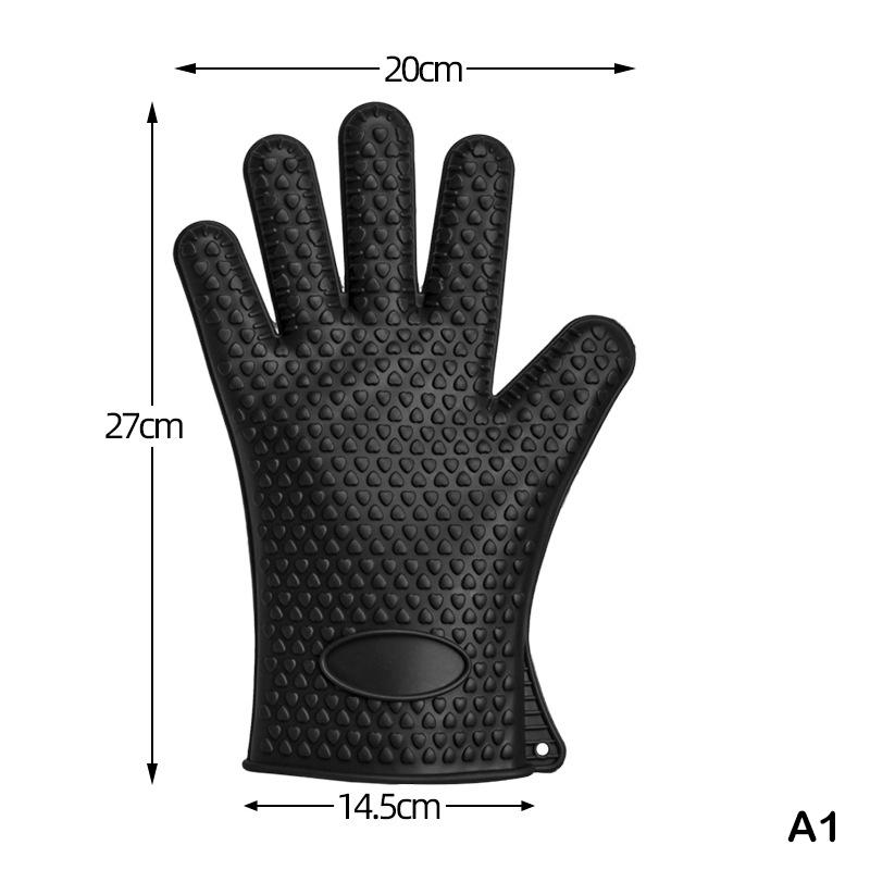 

1 упаковка силиконовых перчаток кухонные перчатки для гриля перчатки для духовки термостойкие противоскользящие перчатки для приготовления пищи на гриле перчатки для выпечки A1
