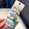 5pcs Ocean Series Shell Starfish Hair Clips Pink Barrette New Mermaid Hairpins  Hair Accessories