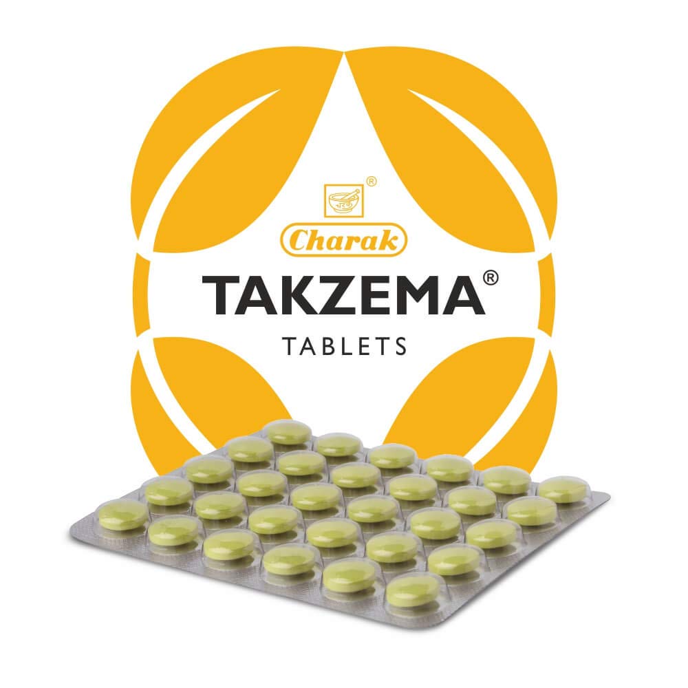 

Charak Pharma Takzema Herbal Skin Care Tablets With Botanical Blend Daily Wellness Support 30 Tablets Pack Of 3