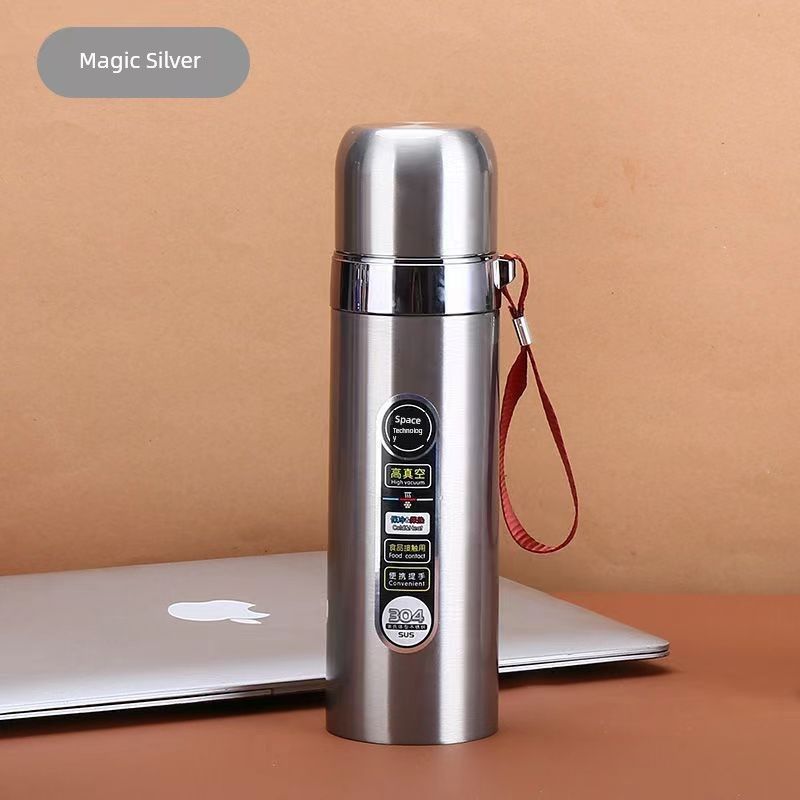

Good-looking Large Capacity Vacuum Cup 316 Stainless Steel Food Grade Water Cup Sports Water Kettle Portable Men and Women Car Iron Armor 500ml 304