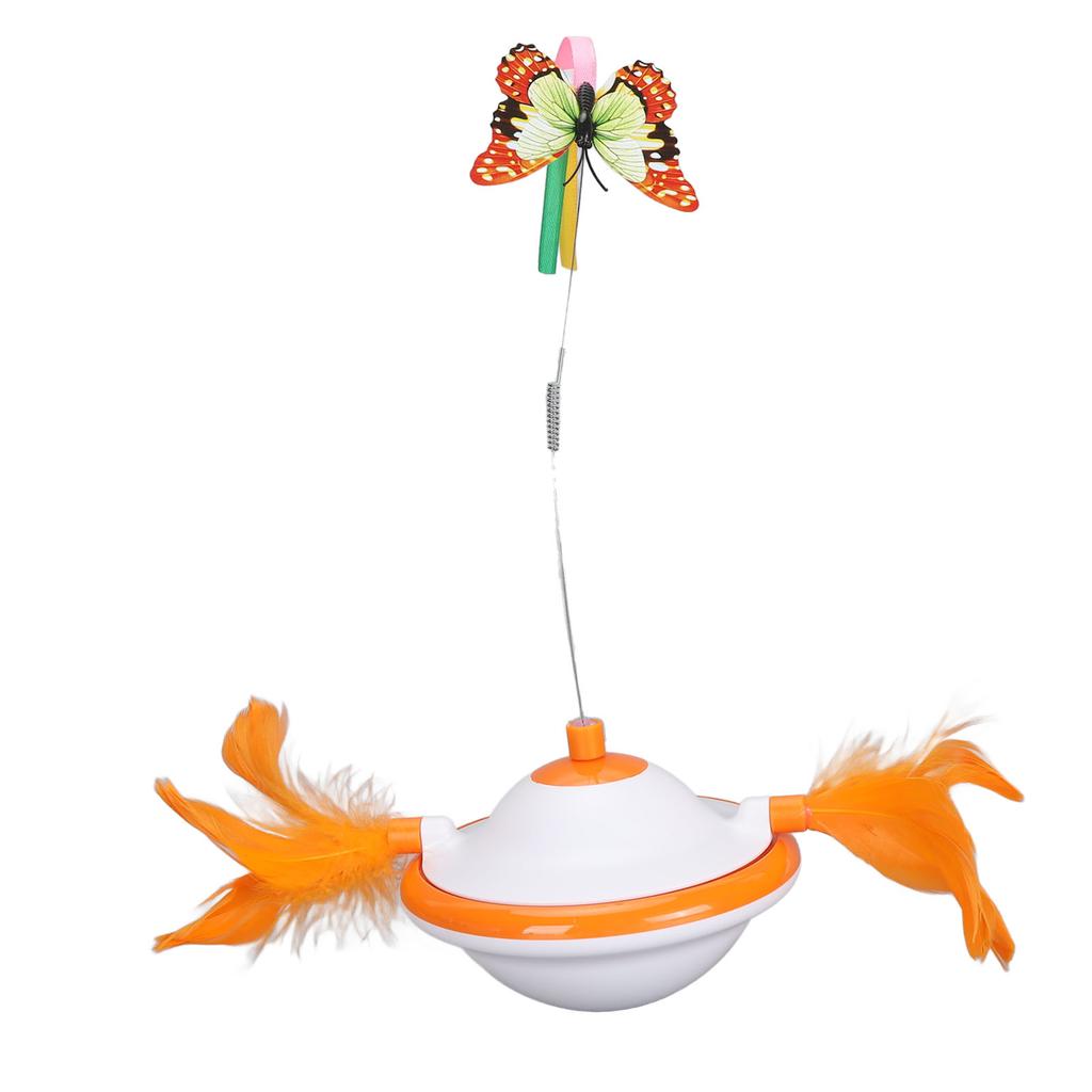 Electric Rotating Cat Toys Irregular Motion 2 Adjustable Speeds Electric Cat Teasing Toy 1500mAh