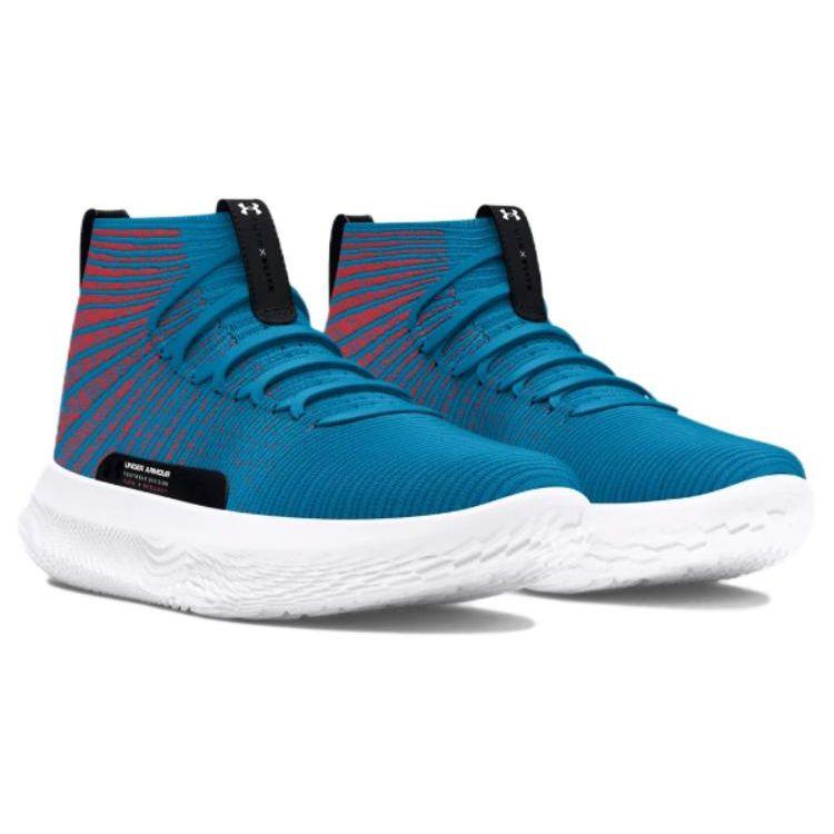 Under Armour Flow FUTR X Elite Capri Red Solstice Unisex Sneakers Blue White 3024977-400