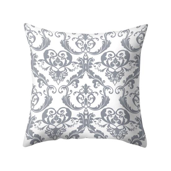 Grå geometrisk firkantet putebeskytter etui Putetrekk Sengetøy Artikler