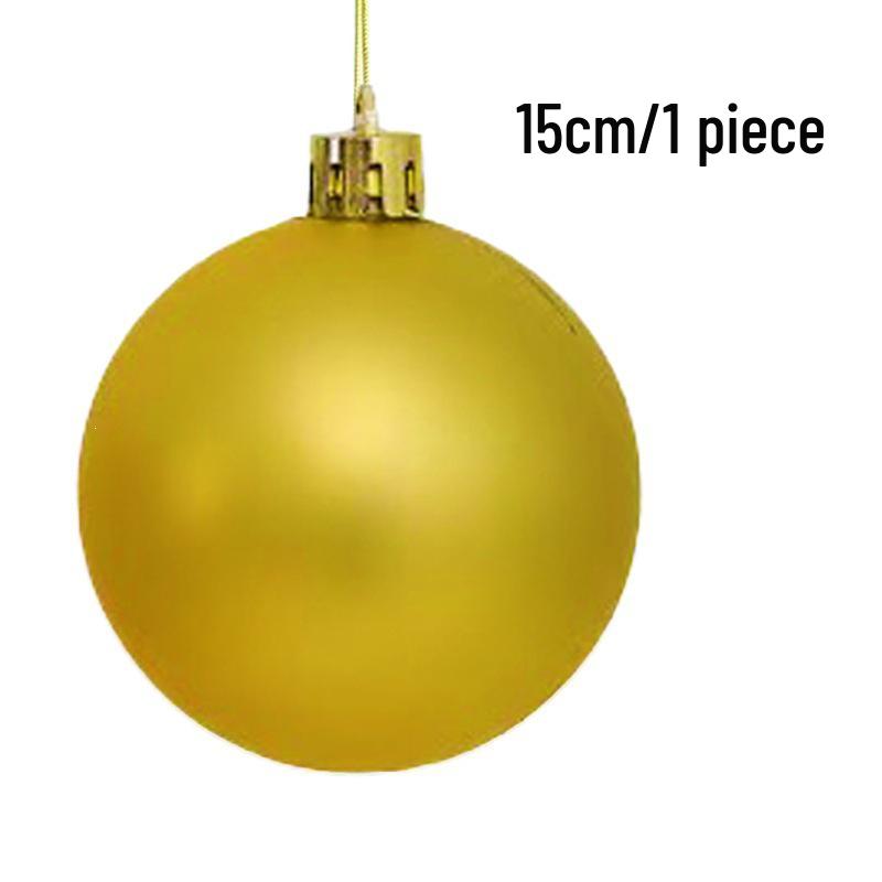 Colorful Matte Christmas Tree Hanging Ball - Decorative Round Ornaments for Holiday Celebration