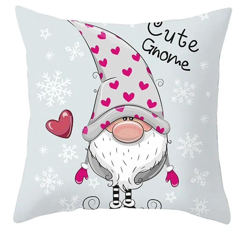 Christmas Themed Pillowcases Car Accessories Office Santa Claus Living Room Sofa Home Pillowcases