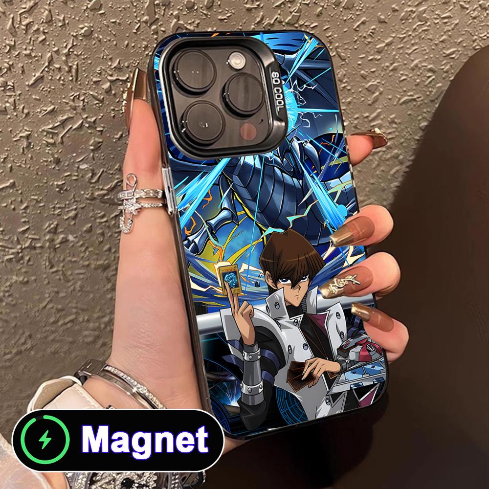 

Yugioh Seto Kaiba Phone Case for iPhone 17 16 15 14 13 12 11 Air Pro Max Plus Colorful Silver MagSafe Cover iPhone 11