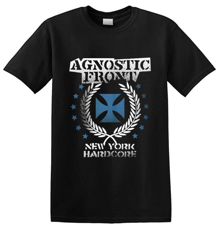 AGNOSTIC FRONT - Blue Iron Cross T-Shirt XL