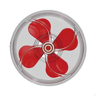 Aquarium Lüfterdüse für Wasserablauf, rotierender 4-Blatt-Lüfter, Anschlussmodifikationen