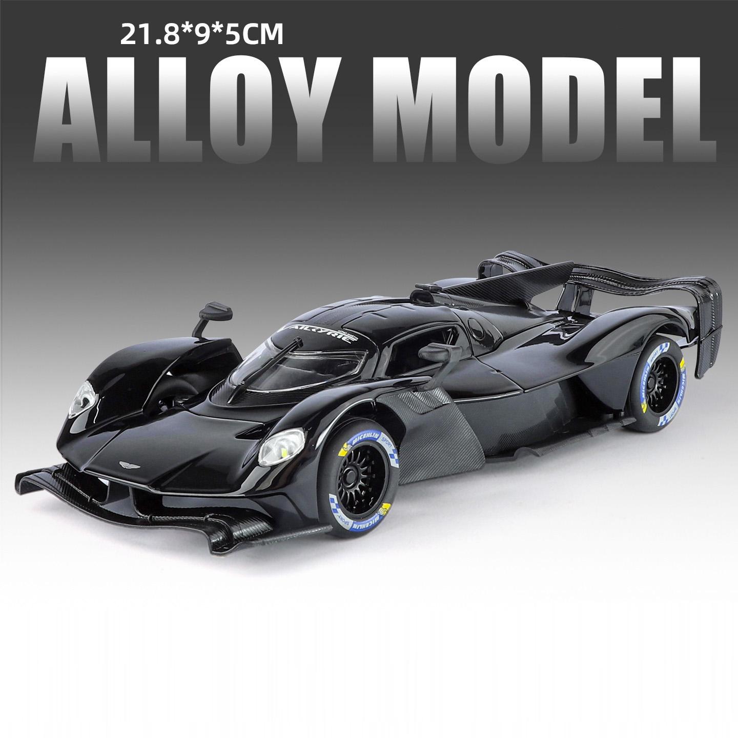 

1:24 Scale Valkyrie Revuelto Sports Car Model Toy Diecast Alloy Light Music Supercar Shock Absorption Vehicle Models Kids Gifts