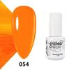 GELPOLISH Nail Art Set: Base, Top Coat, Transparent & White Gel Polishes