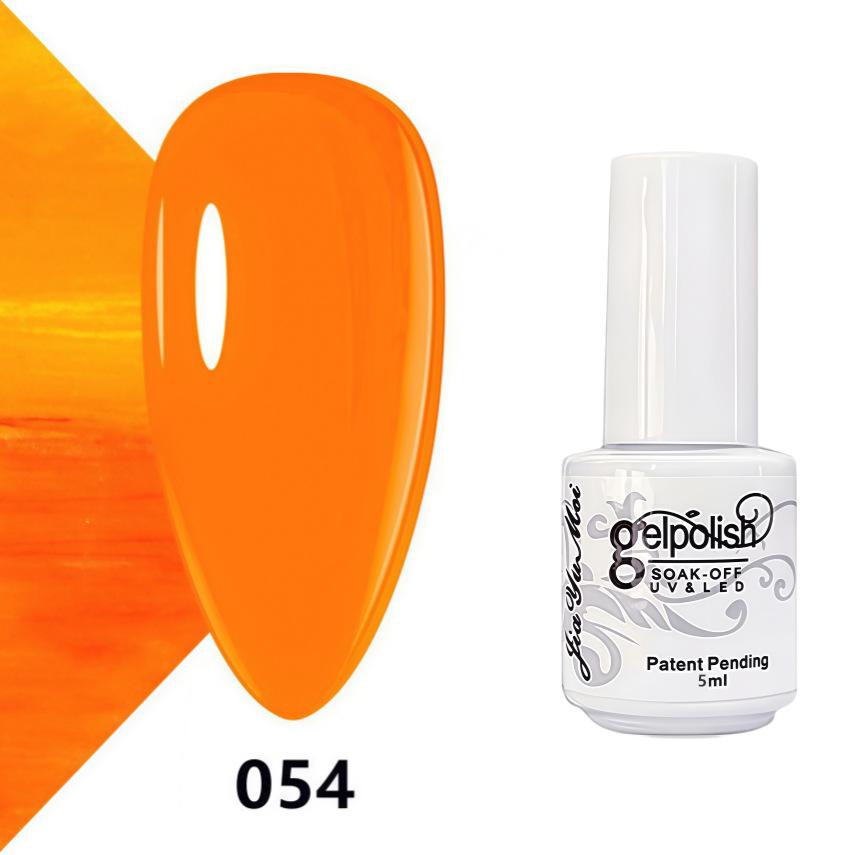 GELPOLISH Nail Art Set: Base, Top Coat, Transparent & White Gel Polishes