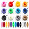 6pcs/set Platinum Gel Liner Nail Polish Kit For Hook Line Painting Gel Semi-permanent Varnish Platinum Gel Nail Art Liner Color Set