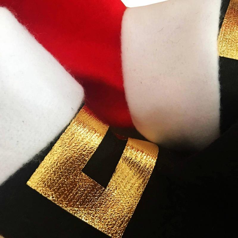 New Christmas Table & Chair Leg Covers-Festive Knitted Socks for Furniture Protection with Bottle,Holiday Home Decor Accessories