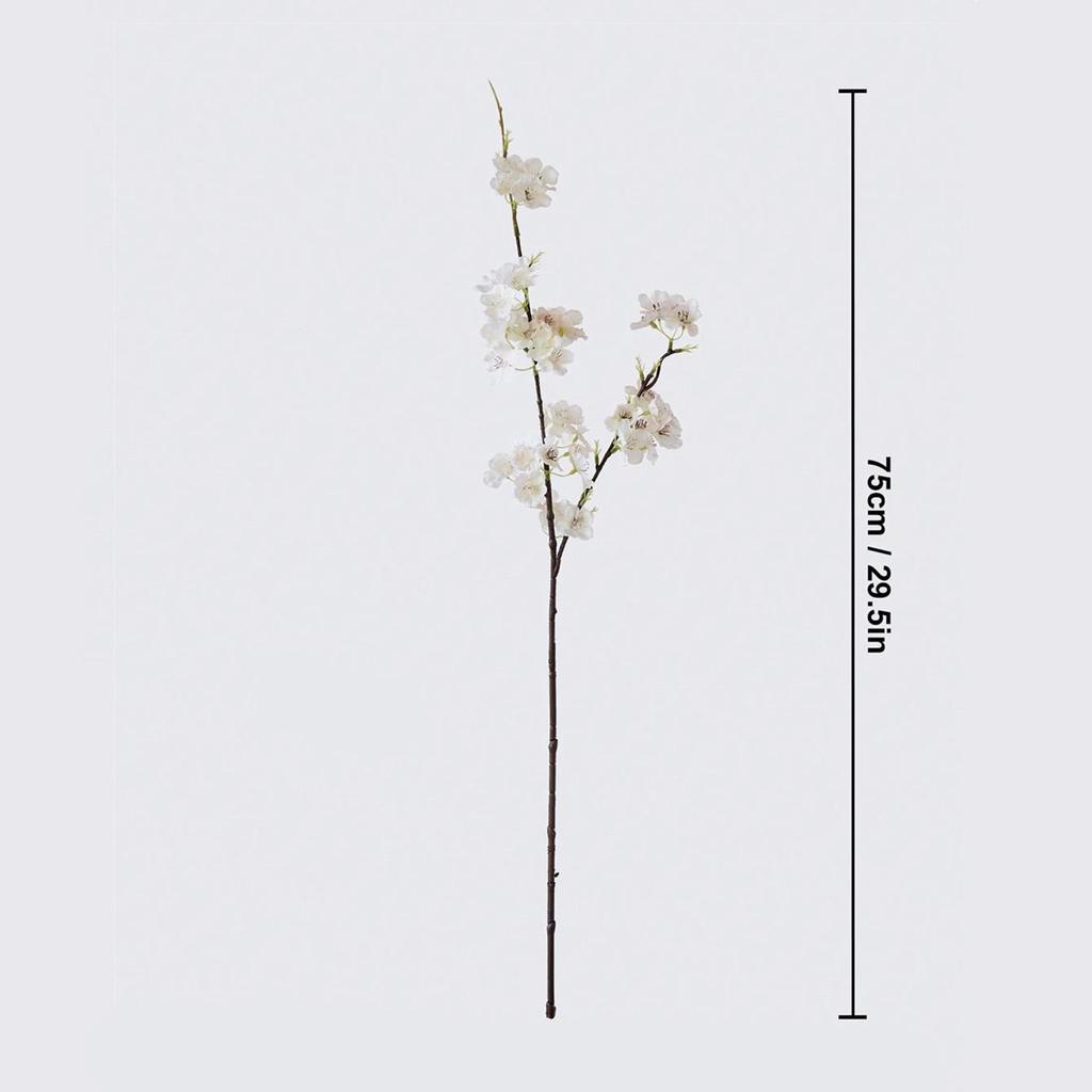 Cherry Blossom Artificial Flowers - Decorative Floral Arrangements for Living Room and Dining Table