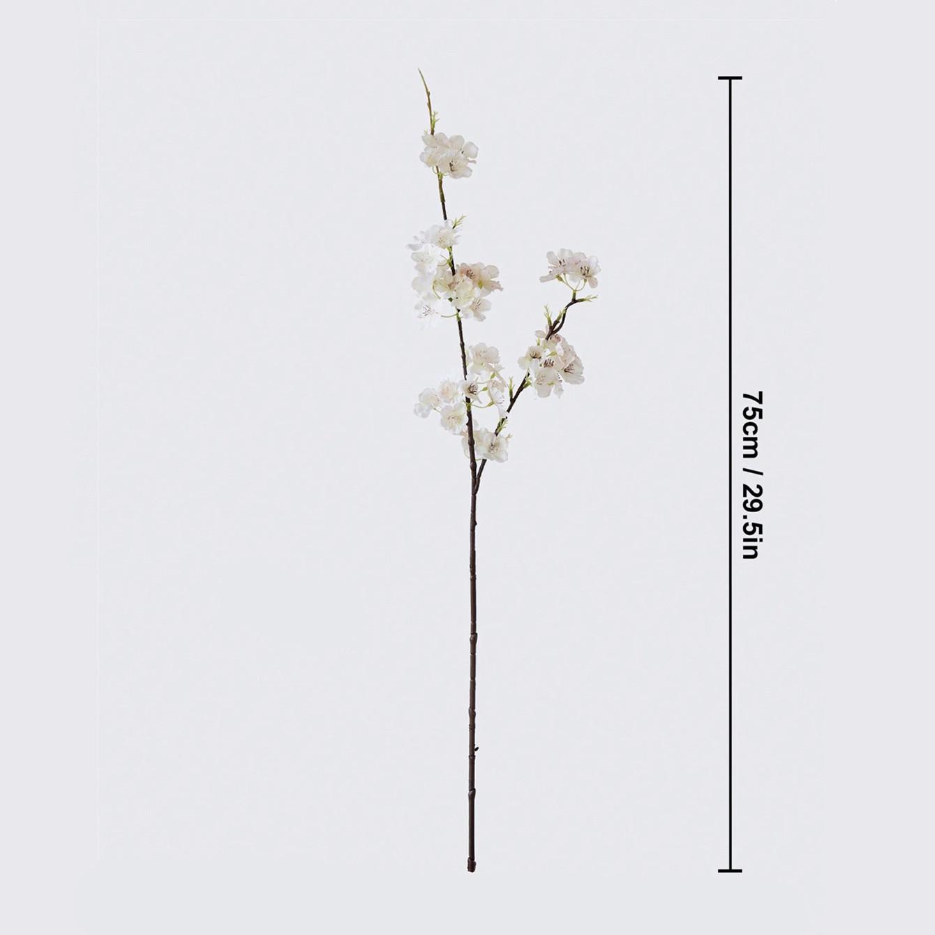 

Cherry Blossom Artificial Flowers - Decorative Floral Arrangements for Living Room and Dining Table белый