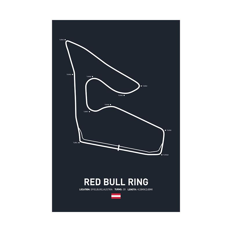

F1 Formula Racer Aesthetics Racing Monaco Grand Prix Circuit Track Canvas Painting Wall Art Mural Home Room Decor Unframed 20x30cm