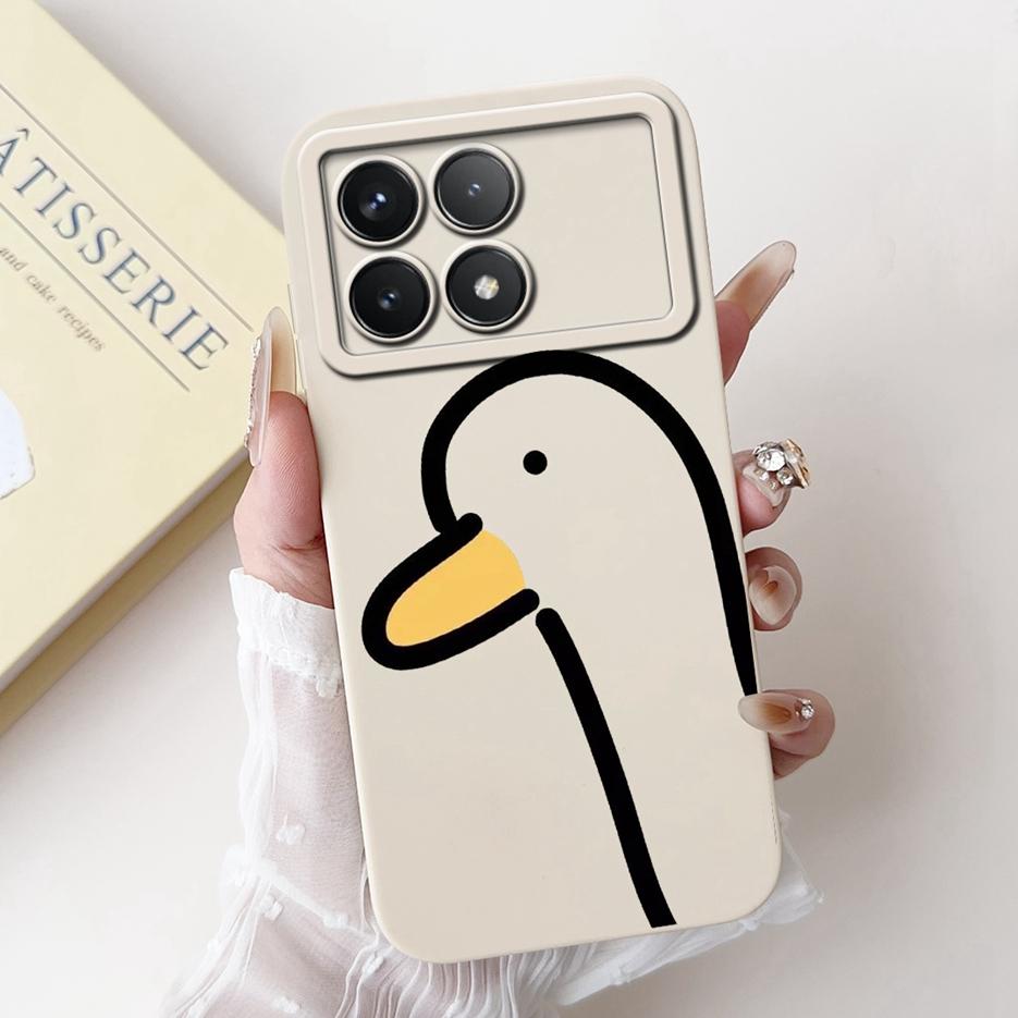 For Xiaomi Poco X6 Pro 5G Case Cute Panda Cartoon Cover Soft Silicone Phone Case For Xiaomi Poco X6 Neo PocoX6 Pro Fundas Bumper