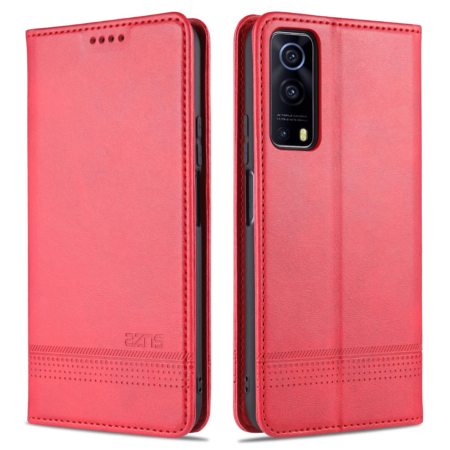 

Розкішний шкіряний чохол з магнітною адсорбцією для Vivo Y72 5G / iQOO Z3 фліп-чохол, захисний чохол capa fundas for Vivo Y72 5G&Just Case