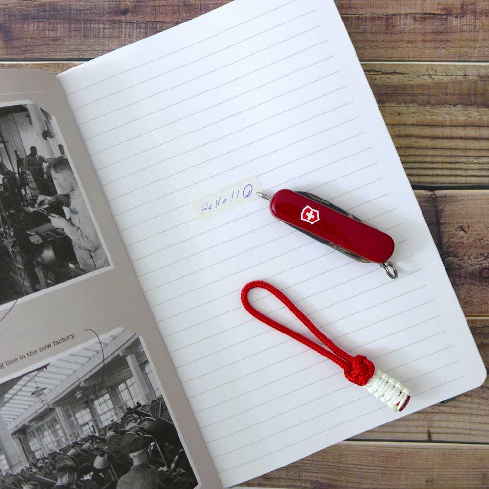 Victorinox Signature Lite WL Red with Custom Paracord