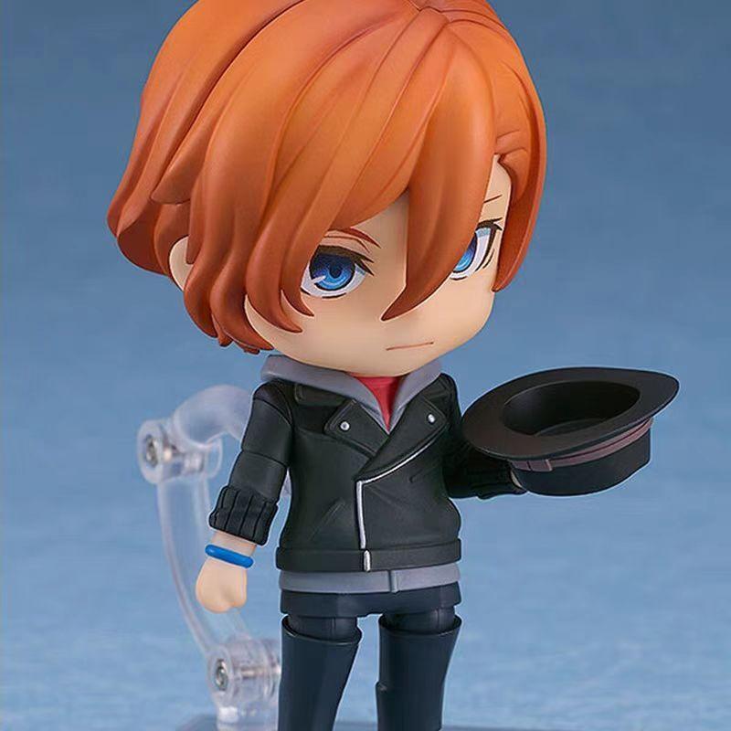 Generic  Bungo Stray Dogs 2 Pack 15 Years Old Q Version Dazai Osamu Nakahara Chuuya Anime Action Figure Desktop Decor