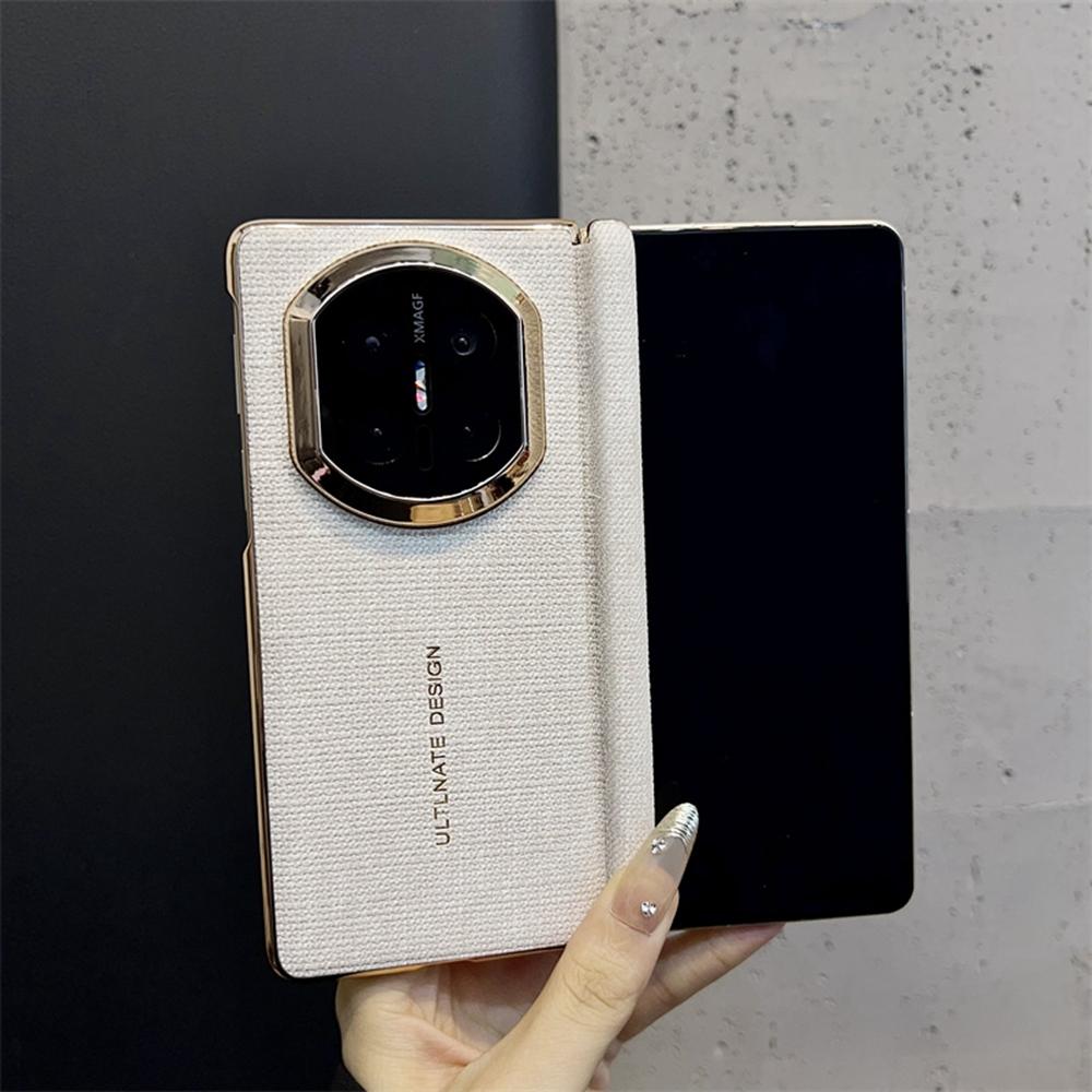 For Huawei Mate X7 Case Jean Cloth Texture Hard PC + Cloth Phone Cover