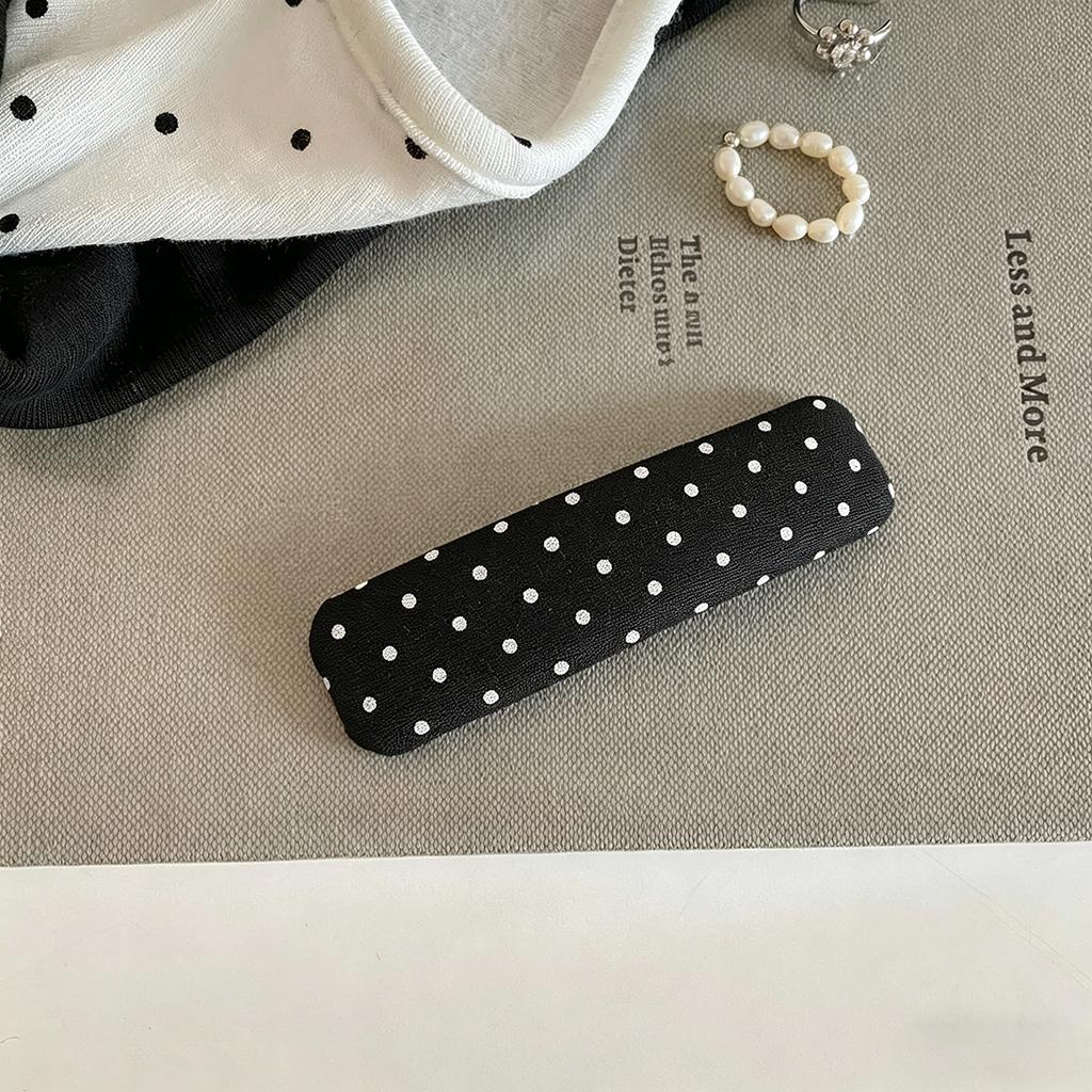 Polka Dot School Girls Cute Hair Clip New Fabric Hair Accessories for Bangs BB Side Hair Clips Lovely Hairpin Headwear for Women