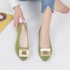 Women Girls Solid Big Size Slip On Flat Shallow Comfort Casual Single Shoes 23 Colors