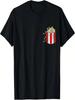Grappig Zak Popcorn Film Snack Cadeau Popcorn T-shirt