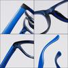 Kids' Color Block Silicone Blue Light Protection Eyeglass Frames - Rivet Design, Lens Compatible.