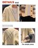Men's Oversized Knitted Cardigan Sweater - Autumn/Spring Long Sleeve Fashion Top