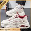 2025 Men's Summer Casual Mesh Sports Shoes - Breathable, Non-slip, Wear-resistant, Height-increasing Dad Style