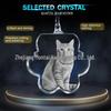 Colar com Pingente de Cristal com Foto de Animal de Estimação Gravada a Laser 3D - Presente Comemorativo