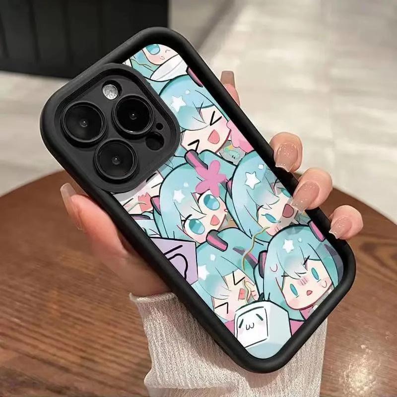 Full screen Hatsune iPhone17Promax mobile phone case ladder suitable for Apple 16promax all-inclusive Tianyan 15 sets