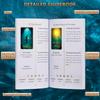 XSYLOHXL Ocean Tarot Cards with Beginner's Guidebook, Unique Pretty Gold Foil Tarot Oracle Deck Set with Beautiful Box, 400GSM, 78 Cards, Standard Siz