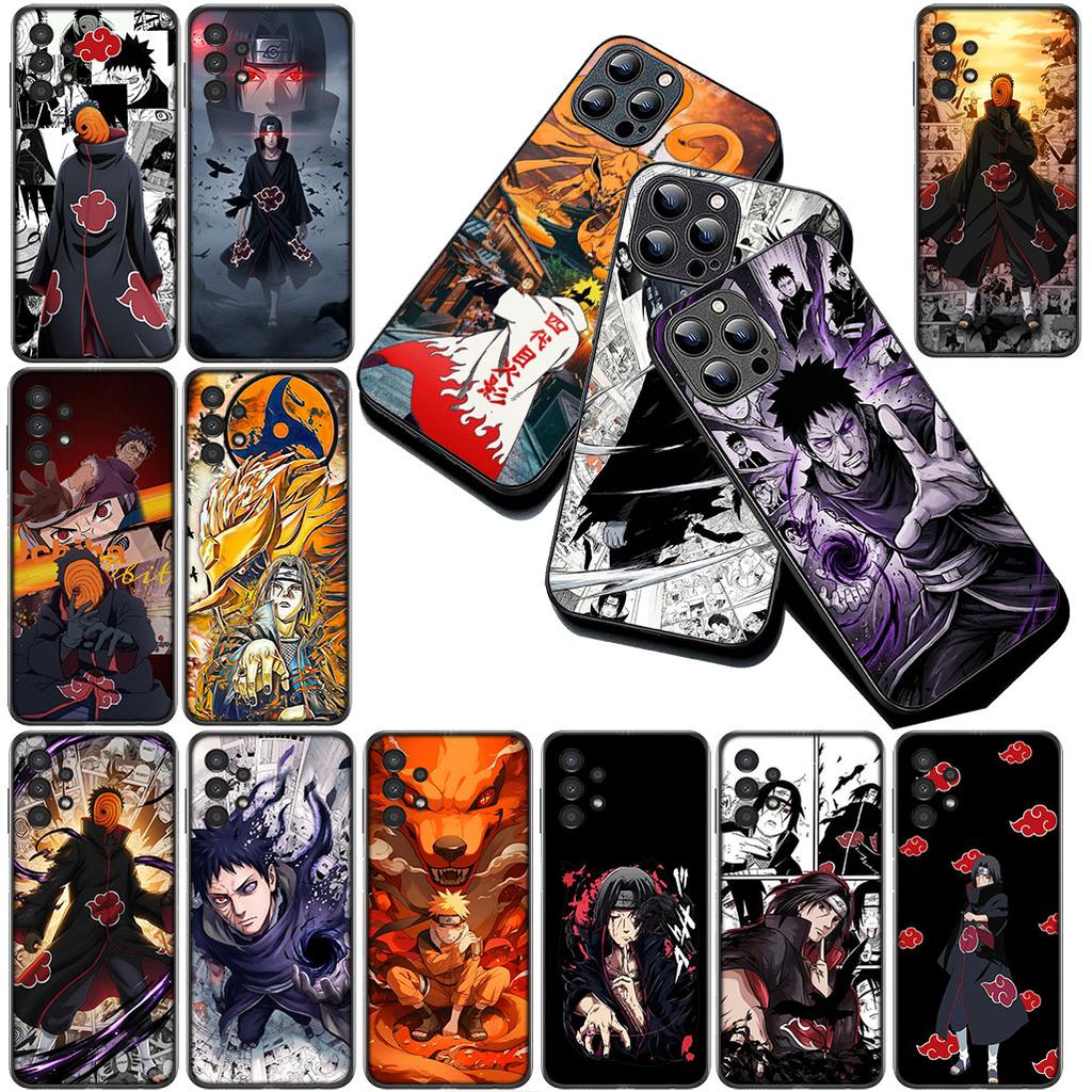 For Apple iPhone 12 13 Pro Max Mini ProMax X XR Air 13Pro XS Phone Cover Soft Case Obito Uchiha Tobi Itachi Narutos Akatsuki