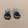 Retro European & American Frog Stud Earrings: Creative, Cute, Punk, Small Gold Toad, Unisex