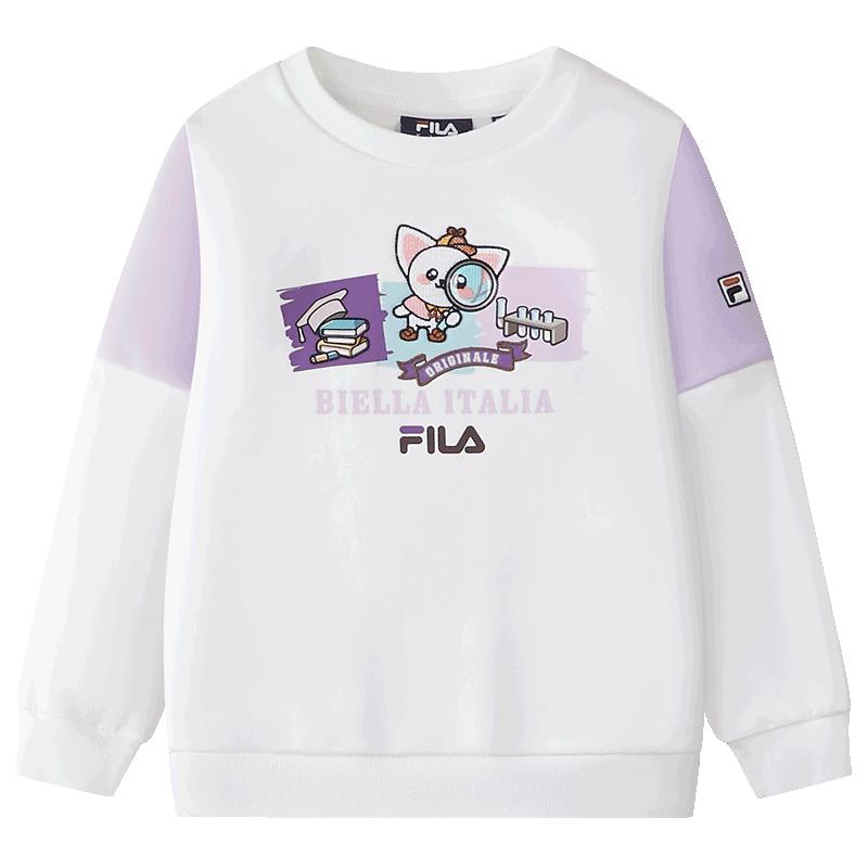 FILA Girls  Fleece Lined Crewneck Sweatshirt 130