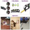 Laser Level Multipurpose Line Laser Leveler Tool Cross Line Lasers With 8FT 2.5M Standard Measure Tape and Metric Rulers