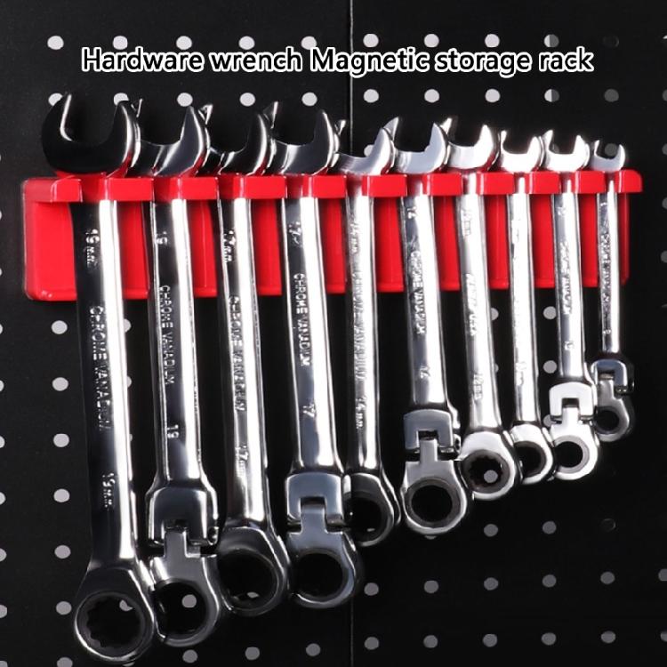 Magnetic Wrench Organizers for Tool Box Easy Accessibility Wrench Holder for Wrench Organizers Garage and Workshop