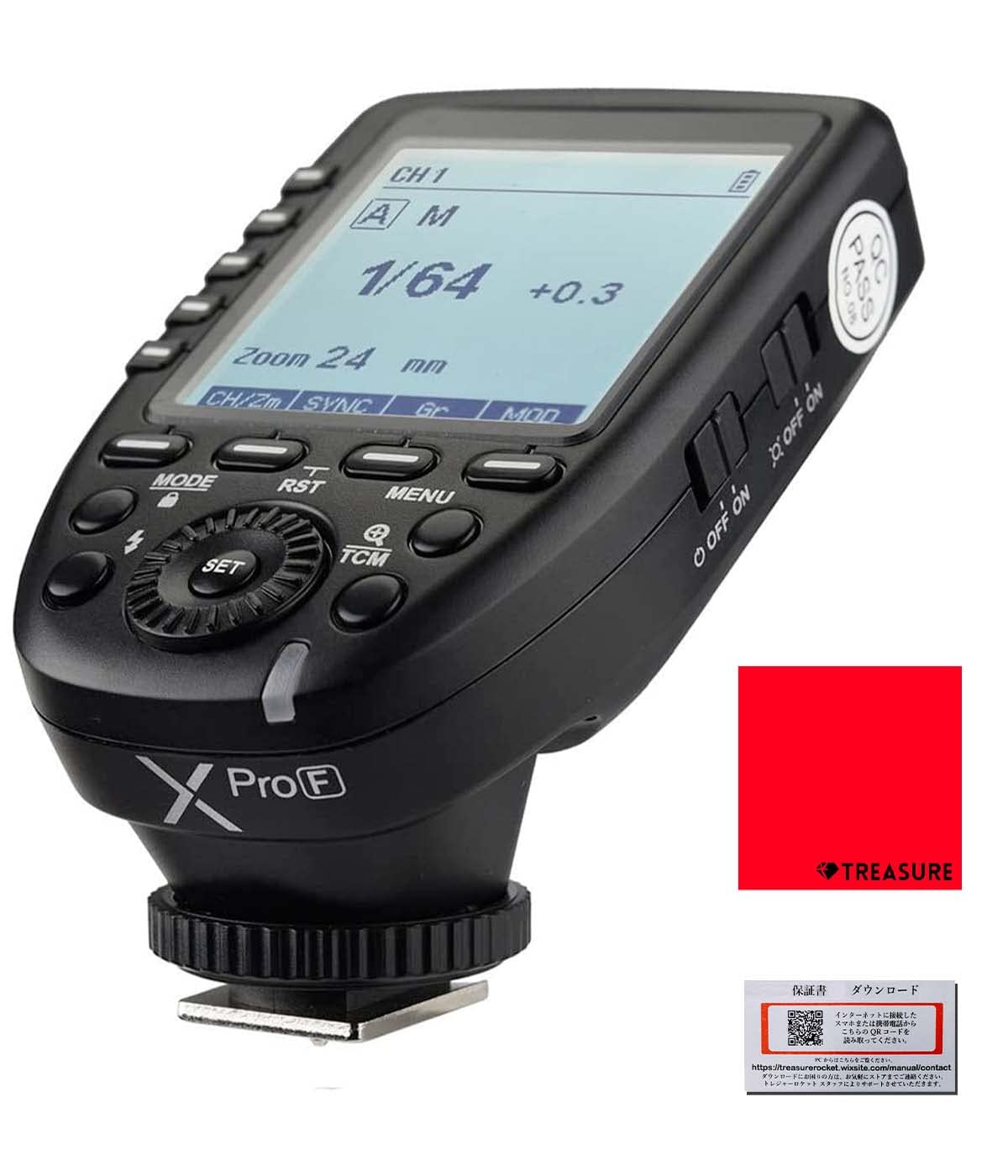 

Japan Authorized Distributor Godox XproF Fujifilm Fujifilm Compatible Flash Trigger Japanese Instruction Manual Xpro-F [Cross Set]