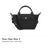 LONGCHAMP Le Pliage Energy Canvas Handbag Mini Women's Black L1500HSR001