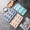 Heat Resistant Silicone Madeline Pan 9 Cavities Nonstick Food Grade Baking Mold for DIY Pastry Cookie