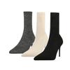 High Quality Sexy Sock Boots New Knitting Stretch Boots High Heels for Women Fashion Shoes 2026 Spring Autumn Ankle Boots Female