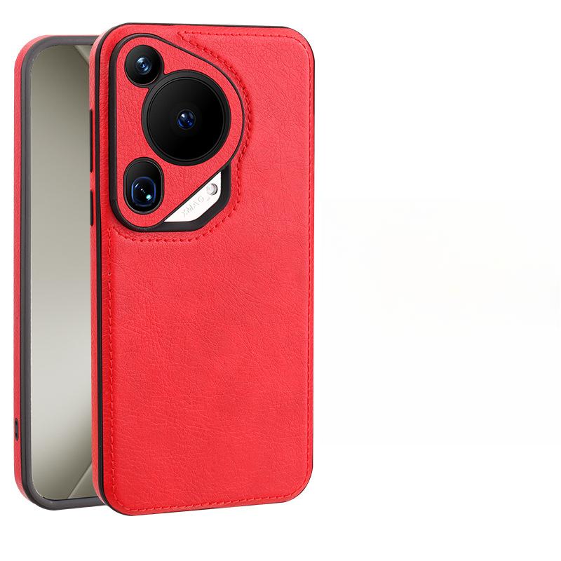 

Подходит для чехла для мобильного телефона Huawei Pura70 Кожаный P70ultra Полностью закрывающий Ремонт P70pro + Мужской бизнес-набор P70 Huawei Pura 70 Ultra