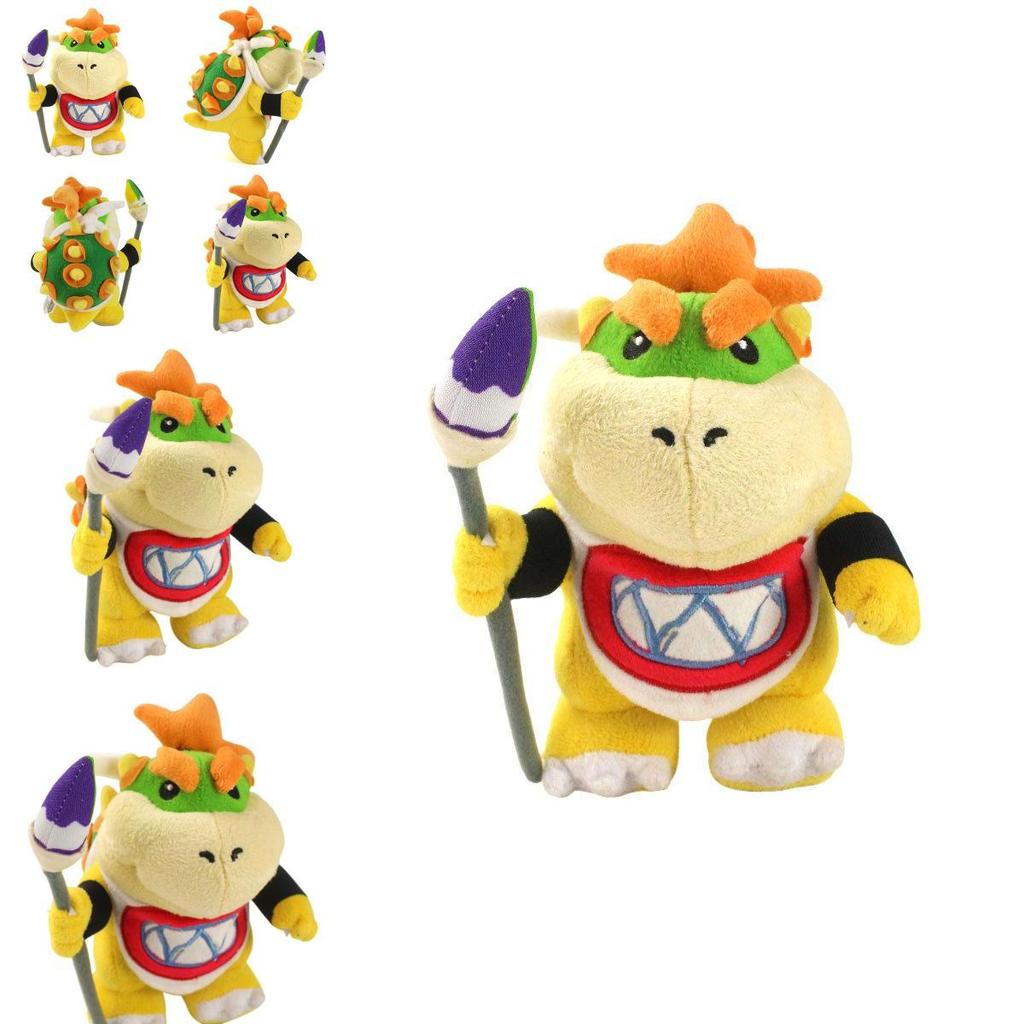 Super Mario Standing Baby Bowser Koopa Plush Doll Adorable Stuffed Toy For Kids